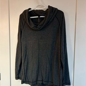 90 degrees Cozy gray Cowl Neck Sweater